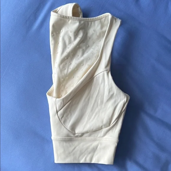 WORN ONCE • Elastique Athletics Le Divine Bra in Ivoire/Ivory • Women’s XS - Picture 8 of 14